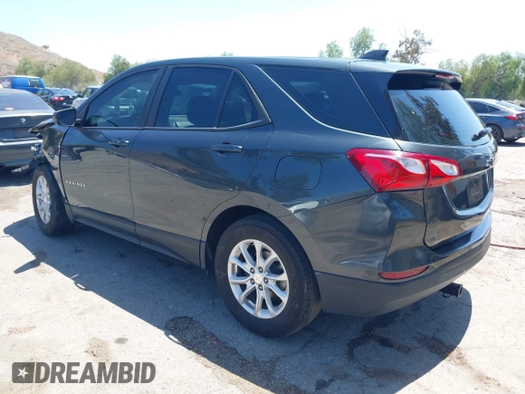 2020 Chevrolet Equinox LS with VIN 3GNAXHEV4LS659089, listed as a IAAI auction lot 42146900 with 53,552 mi miles and . Bid and sale history available at DreamBid. Image 3.