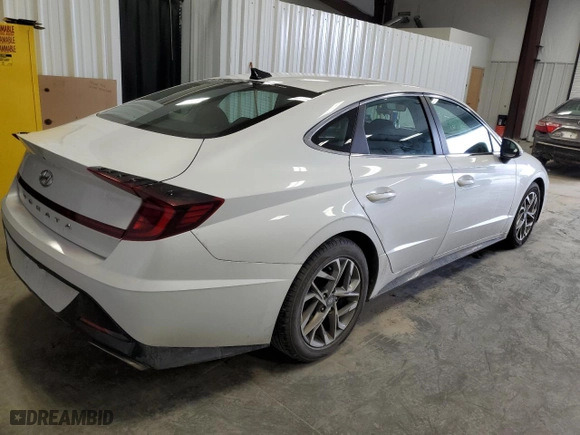 2020 Hyundai Sonata SEL with VIN 5NPEF4JA7LH016576, listed as a Copart auction lot 49650105 with 81,934 mi miles and Salvage Title. Bid and sale history available at carsss.com. Image 3.