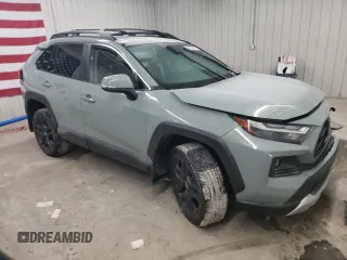 2023 Toyota RAV4 Adventure with VIN 2T3J1RFV4PW407477, listed as a Copart auction lot 89054295 with 27,389 mi miles and Salvage Title. Bid and sale history available at carsss.com. Image 4.