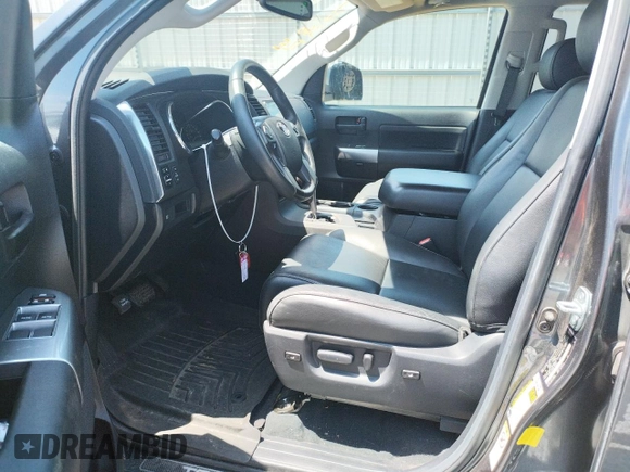 2021 Toyota Sequoia TRD Sport with VIN 5TDCY5B10MS183881, listed as a Copart auction lot 64272283 with 48,300 mi miles. Bid and sale history available at carsss.com. Image 7.