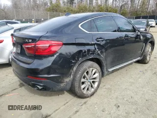 2017 BMW X6 xDrive35i with VIN 5UXKU2C35H0U29823, listed as a Copart auction lot 46106815 with 112,258 mi miles and Salvage Title. Bid and sale history available at carsss.com. Image 3.