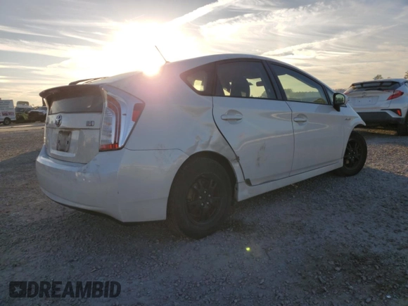 2012 Toyota Prius One with VIN JTDKN3DU1C1527097, listed as a Copart auction lot 80149594 with 174,291 mi miles and Salvage Title. Bid and sale history available at carsss.com. Image 3.