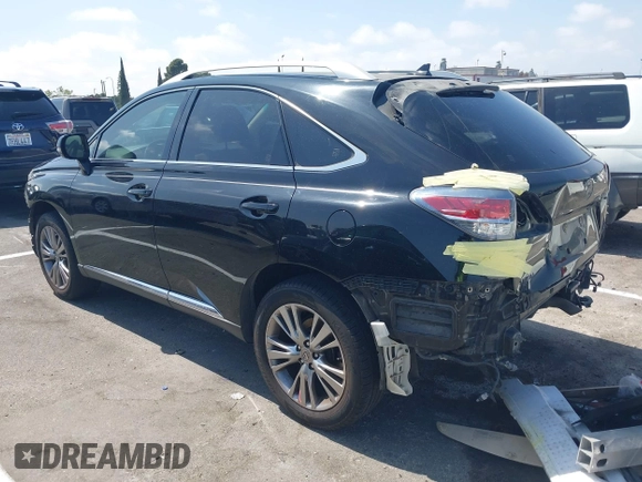 2013 Lexus RX 350 with VIN JTJZK1BAXD2009082, listed as a IAAI auction lot 42582172 with 175,902 mi miles and . Bid and sale history available at DreamBid. Image 3.