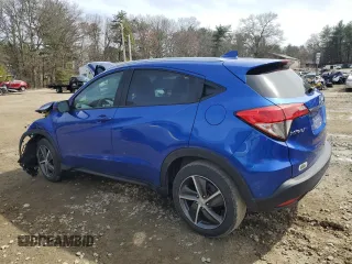 2021 Honda HR-V EX with VIN 3CZRU6H57MM720679, listed as a Copart auction lot 51839085 with 33,636 mi miles and Salvage Title. Bid and sale history available at carsss.com. Image 2.