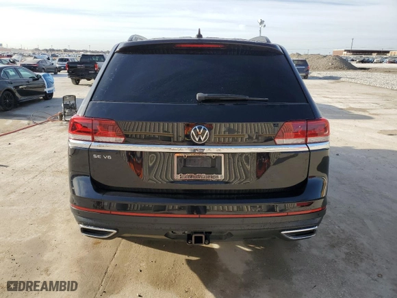 2021 Volkswagen Atlas 3.6L V6 SE w/Technology with VIN 1V2WR2CA3MC519899, listed as a Copart auction lot 49621225 with 60,586 mi miles and Salvage Title. Bid and sale history available at carsss.com. Image 6.