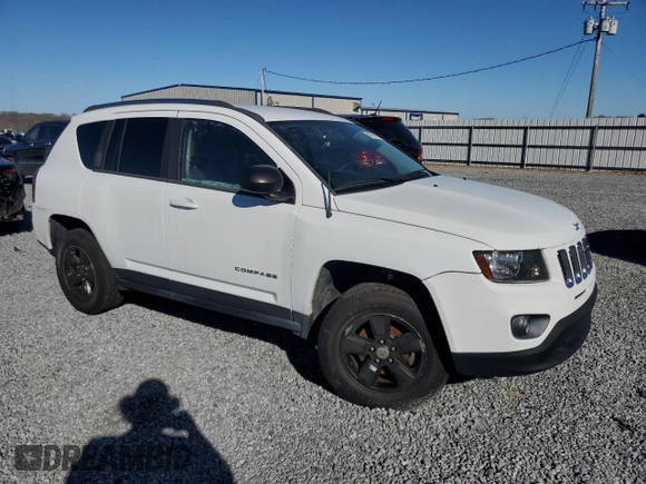 2015 Jeep Compass Sport with VIN 1C4NJCBA4FD226201, listed as a Copart auction lot 47351995 with 160,207 mi miles and Clean Title. Bid and sale history available at carsss.com. Image 4.