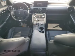 2024 Lexus IS 350 F Sport with VIN JTHGZ1B29R5074427, listed as a Copart auction lot 89104165 with 16,787 mi miles and Salvage title. Bid and sale history available at DreamBid. Image 8.