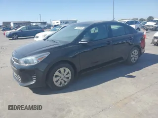 2020 Kia Rio LX with VIN 3KPA24AD6LE282471, listed as a Copart auction lot 77480084 with 59,218 mi miles and Salvage Title. Bid and sale history available at carsss.com. Image 1.