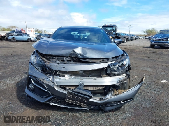 2021 Honda Civic Sport with VIN SHHFK7H40MU222581, listed as a IAAI auction lot 41451121 with 28,372 mi miles and . Bid and sale history available at DreamBid. Image 12.