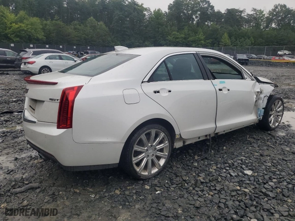 2016 Cadillac ATS Sedan Luxury Collection AWD with VIN 1G6AH5RX3G0110791, listed as a Copart auction lot 64685524 with 38,358 mi miles and Salvage Title. Bid and sale history available at carsss.com. Image 3.