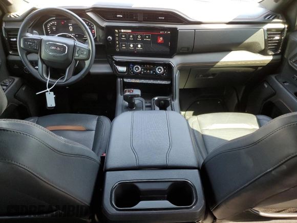 2023 GMC Sierra 1500 AT4 with VIN 1GTUUEE86PZ149679, listed as a Copart auction lot 53154385 with 36,826 mi miles and Salvage title. Bid and sale history available at DreamBid. Image 8.