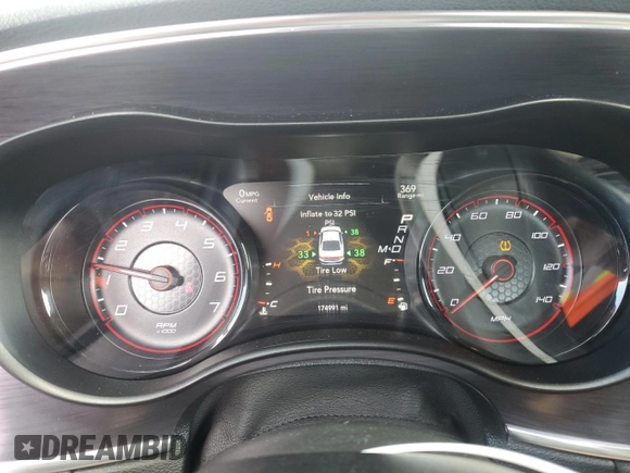 2017 Dodge Charger SXT with VIN 2C3CDXJGXHH645269, listed as a Copart auction lot 51464725 with 174,991 mi miles and Salvage Title. Bid and sale history available at DreamBid. Image 9.