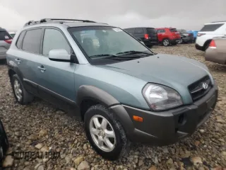 2005 Hyundai Tucson GLS with VIN KM8JN72DX5U214908, listed as a Copart auction lot 76346024 with 152,677 mi miles and Salvage Title. Bid and sale history available at carsss.com. Image 4.