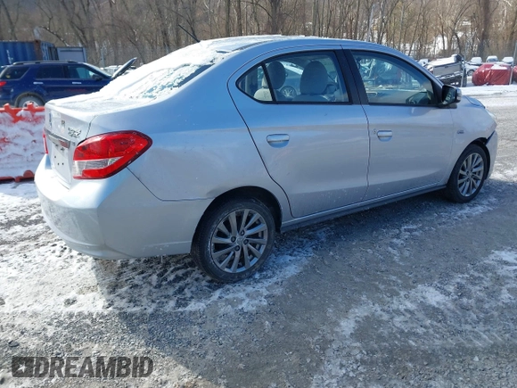 2019 Mitsubishi Mirage G4 SE with VIN ML32F4FJ4KHF11378, listed as a IAAI auction lot 41632278 with 63,395 mi miles. Bid and sale history available at carsss.com. Image 4.