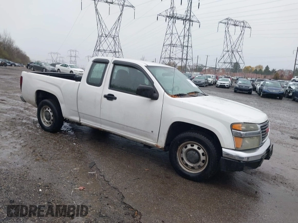 2008 GMC Canyon SLE1 with VIN 1GTCS199X88199845, listed as a IAAI auction lot 40950472 with 165,340 mi miles. Bid and sale history available at carsss.com. Image 1.