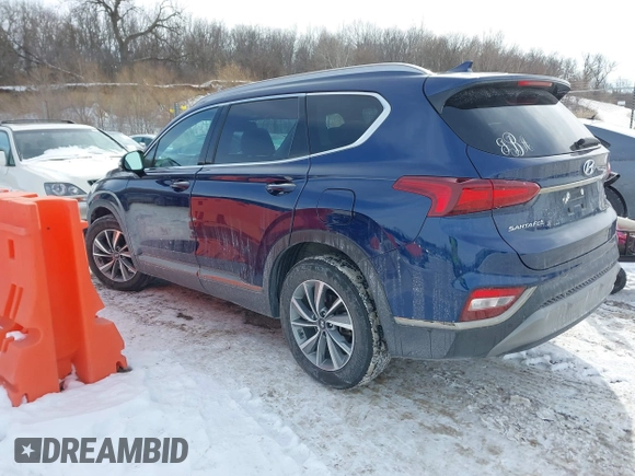 2020 Hyundai Santa Fe Limited with VIN 5NMS5CAD6LH197791, listed as a IAAI auction lot 41592295 with 69,118 mi miles. Bid and sale history available at carsss.com. Image 3.