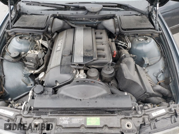 2000 BMW 5 Series 528iA with VIN WBADM6349YGU22646, listed as a Copart auction lot 42733845 with 203,661 mi miles and Salvage Title. Bid and sale history available at carsss.com. Image 11.