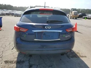 2015 Infiniti QX70 z VIN JN8CS1MU2FM380734, wystawiony jako Copart lot #76012944 z przebiegiem 173 813 mil mil oraz Szkoda całkowita • Salvage title. Historia ofert i sprzedaży dostępna na DreamBid. Obrazek 6.