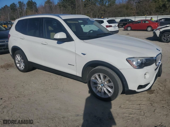 2017 BMW X3 sDrive28i with VIN 5UXWZ7C32H0V94776, listed as a Copart auction lot 42904945 with 144,258 mi miles and Salvage Title. Bid and sale history available at carsss.com. Image 4.