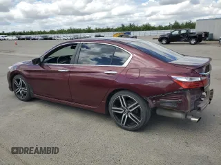 2016 Honda Accord Sport with VIN 1HGCR2F57GA199216, listed as a Copart auction lot 56395825 with 108,837 mi miles and Salvage title. Bid and sale history available at DreamBid. Image 2.