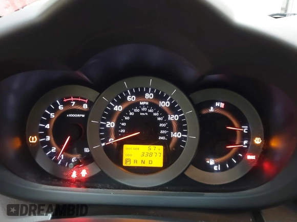 2008 Toyota RAV4 Sport with VIN JTMBK32V186036561, listed as a IAAI auction lot 42110651 with 33,877 mi miles and . Bid and sale history available at DreamBid. Image 7.