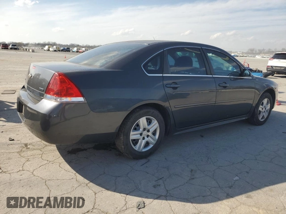 2011 Chevrolet Impala LS Fleet with VIN 2G1WF5EK2B1296624, listed as a Copart auction lot 49321455 with 121,427 mi miles and Non Repairable. Bid and sale history available at DreamBid. Image 3.