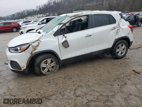 2018 Chevrolet Trax LT with VIN KL7CJPSB3JB508337, listed as a Copart auction lot 44929285 with 57,600 mi miles and Salvage Title. Bid and sale history available at carsss.com. Image 1.