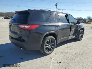 2019 Chevrolet Traverse RS with VIN 1GNERJKX0KJ162579, listed as a Copart auction lot 43633505 with 145,491 mi miles and Salvage Title. Bid and sale history available at carsss.com. Image 3.