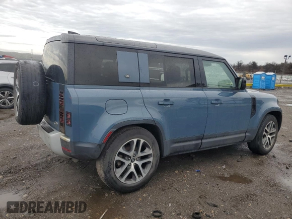 2020 Land Rover Defender S with VIN SALEJEEX2L2015140, listed as a Copart auction lot 51565305 with 66,370 mi miles and Salvage title. Bid and sale history available at DreamBid. Image 3.