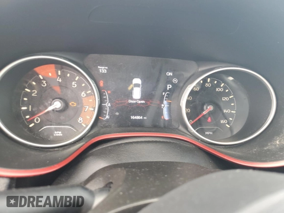 2019 Jeep Compass Trailhawk with VIN 3C4NJDDBXKT721356, listed as a Copart auction lot 60003045 with 164,864 mi miles and Clean title. Bid and sale history available at DreamBid. Image 9.
