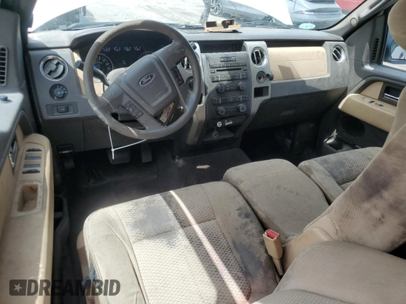 2014 Ford F-150 XL with VIN 1FTFX1EF4EFB48505, listed as a Copart auction lot 58985655 with 195,068 mi miles and Salvage title. Bid and sale history available at DreamBid. Image 8.