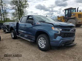 2024 Chevrolet Silverado 1500 RST with VIN 2GCUDEED1R1154684, listed as a Copart auction lot 54179294 with 0 mi miles and Salvage Title. Bid and sale history available at carsss.com. Image 4.