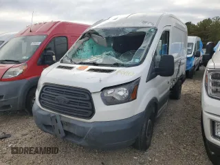 2018 Ford Transit with VIN 1FTYR1CM3JKA06491, listed as a Copart auction lot 70991374 with 192,027 mi miles and Salvage Title. Bid and sale history available at DreamBid. Image 1.