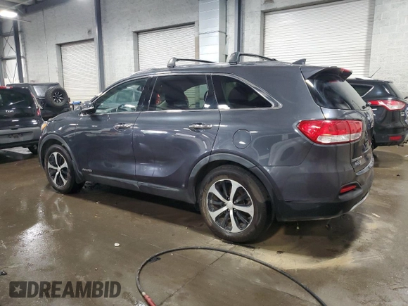 2018 Kia Sorento EX z VIN 5XYPHDA58JG422604, wystawiony jako Copart lot #60475255 z przebiegiem 100 018 mil mil oraz Szkoda całkowita • Salvage title. Historia ofert i sprzedaży dostępna na DreamBid. Obrazek 2.
