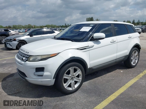 2013 Land Rover Range Rover Evoque Pure with VIN SALVN2BG7DH853606, listed as a IAAI auction lot 41696051 with 156,587 mi miles. Bid and sale history available at carsss.com. Image 2.