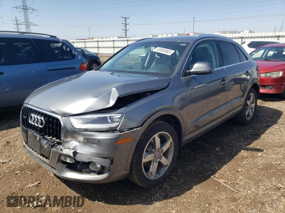 2015 Audi Q3 2.0T Premium Plus with VIN WA1EFCFS5FR006857, listed as a Copart auction lot 48909463 with 103,183 mi miles. Bid and sale history available at carsss.com. Image 1.