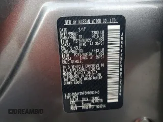 2017 Nissan Armada Platinum with VIN JN8AY2NF5H9303146, listed as a Copart auction lot 56524074 with 64,541 mi miles and Salvage Title. Bid and sale history available at carsss.com. Image 15.