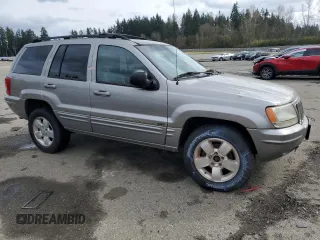 2001 Jeep Grand Cherokee Limited with VIN 1J4GW58N11C606217, listed as a Copart auction lot 50088515 with 138,946 mi miles and Clean Title. Bid and sale history available at carsss.com. Image 4.