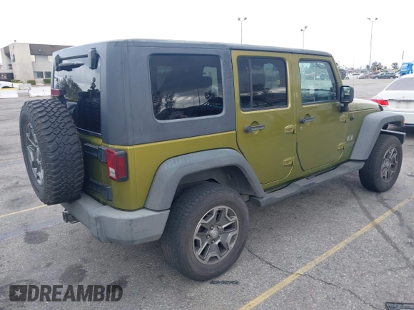 2007 Jeep Wrangler Unlimited X with VIN 1J8GB39107L114510, listed as a IAAI auction lot 41736367 with 467,567 mi miles and . Bid and sale history available at DreamBid. Image 4.