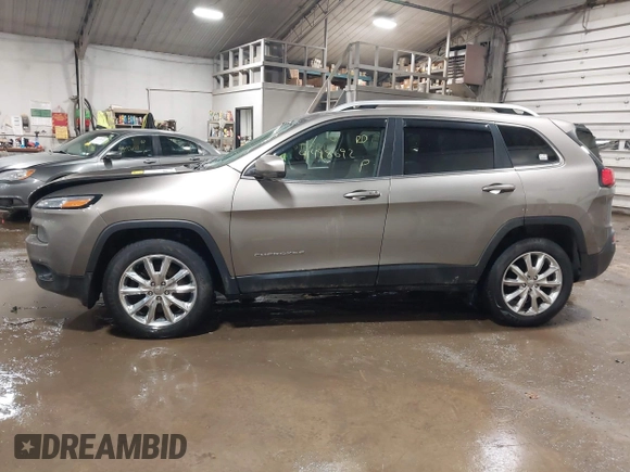2017 Jeep Cherokee Limited with VIN 1C4PJMDB4HW543830, listed as a IAAI auction lot 41498692 with 115,720 mi miles and . Bid and sale history available at DreamBid. Image 14.