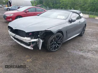 2023 BMW 8 Series 840i with VIN WBADZ2C03PCM89675, listed as a IAAI auction lot 42301276 with 6,289 mi miles and . Bid and sale history available at DreamBid. Image 18.