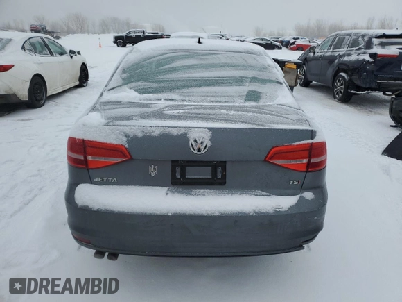 2015 Volkswagen Jetta Sedan 1.8T SE with VIN 3VWD07AJ1FM312994, listed as a Copart auction lot 43360255 with 116,838 mi miles and Salvage Title. Bid and sale history available at carsss.com. Image 6.