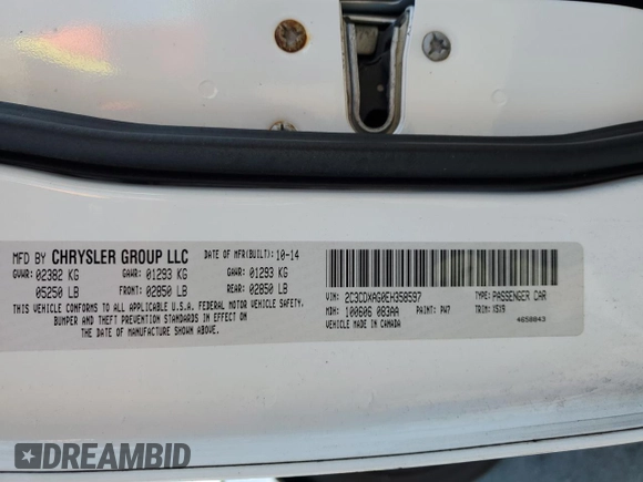 2014 Dodge Charger Police with VIN 2C3CDXAG0EH358597, listed as a Copart auction lot 79943644 with 137,821 mi miles and Salvage Title. Bid and sale history available at DreamBid. Image 13.