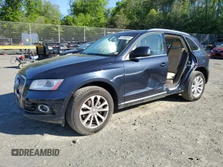 2013 Audi Q5 Premium Plus with VIN WA1LFAFP0DA027506, listed as a Copart auction lot 48366055 with 62,460 mi miles and Salvage title. Bid and sale history available at DreamBid. Image 1.