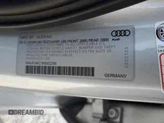 2014 Audi S6 Prestige with VIN WAUF2AFC7EN002296, listed as a Copart auction lot 78254774 with 0 mi miles and Salvage Title. Bid and sale history available at carsss.com. Image 12.