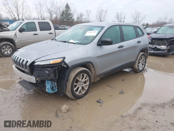 2017 Jeep Cherokee Sport z VIN 1C4PJLAB7HW663474, wystawiony jako IAAI lot #41064896 z przebiegiem 147 693 mil mil oraz . Historia ofert i sprzedaży dostępna na DreamBid. Obrazek 18.