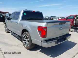2024 Ford F-150 with VIN 1FTFW2K52RKD40023, listed as a IAAI auction lot 41731516 with 8,781 mi miles and . Bid and sale history available at DreamBid. Image 3.