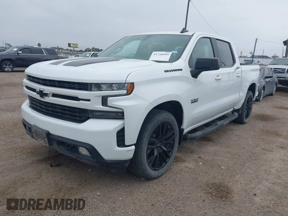 2021 Chevrolet Silverado 1500 RST with VIN 1GCPWDED5MZ415154, listed as a IAAI auction lot 41710995 with 90,097 mi miles. Bid and sale history available at carsss.com. Image 2.