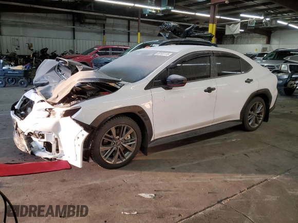 2024 Subaru WRX z VIN JF1VBAB62R9800353, wystawiony jako Copart lot #88165115 z przebiegiem 2 282 mil mil oraz Szkoda całkowita • Salvage title. Historia ofert i sprzedaży dostępna na DreamBid. Obrazek 1.