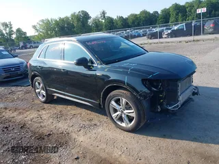 2022 Audi Q3 S line Premium Plus with VIN WA1EECF37N1043420, listed as a IAAI auction lot 42850075 with 37,121 mi miles and . Bid and sale history available at DreamBid. Image 1.